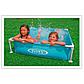 Детский каркасный бассейн Intex 57173 Mini Frame Pool (бирюзовый) 122x122x30 см, фото 2