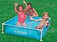 Детский каркасный бассейн Intex 57173 Mini Frame Pool (бирюзовый) 122x122x30 см, фото 3