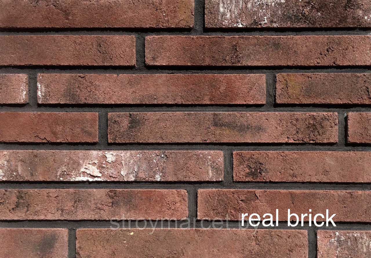 Клинкерная плитка REAL BRICK RB 1-04 бордовый - фото 1 - id-p157101619