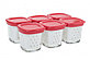 Комплект баночек 6 шт для йогуртницы Tefal Multi Delices XF100501, фото 2
