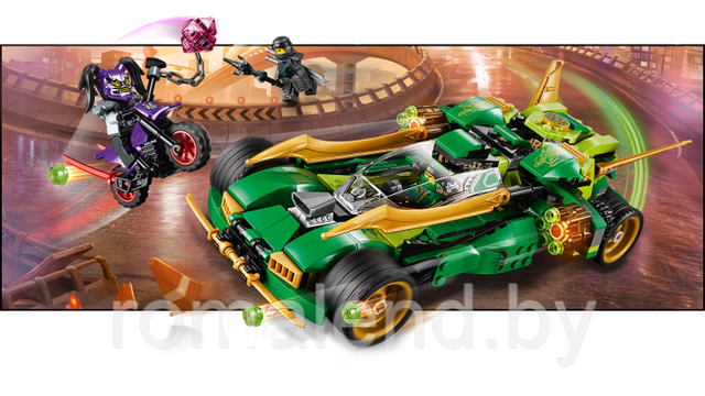 Конструктор Ninjago Bela 10803 Ночной вездеход ниндзя - фото 2 - id-p157121538