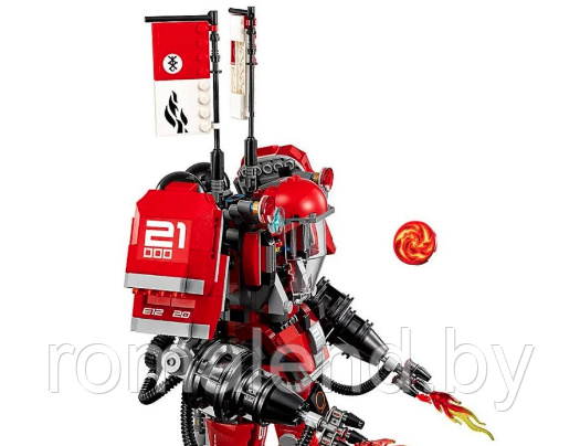 Конструктор Ninjago Bela 10720 Огненный робот Кая - фото 6 - id-p157121972