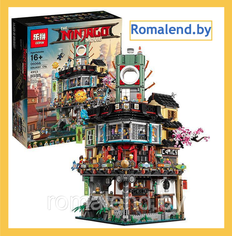 Конструктор Ninjago Bela 10727 Ниндзяго Сити - фото 1 - id-p157122240