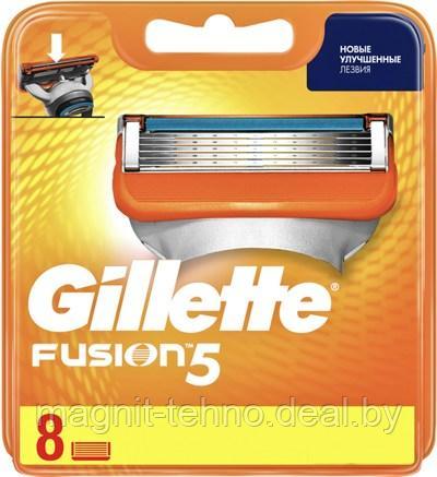 Сменные кассеты для бритья Gillette Fusion5 (8 шт) - фото 2 - id-p157122959