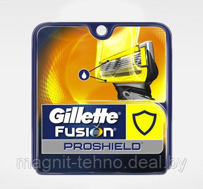 Сменные кассеты для бритья Gillette Fusion ProShield 2 шт. - фото 1 - id-p157122511