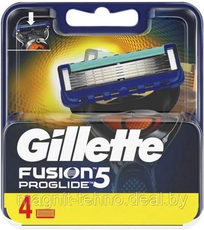 Сменные кассеты для бритья Gillette Fusion5 Proglide (4 шт) - фото 1 - id-p157122514