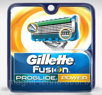 Сменные кассеты Gillette Fusion ProGlide Gillette Fusion ProGlide Power 2 шт. - фото 1 - id-p157122515