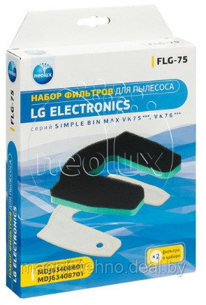 Набор фильтров для пылесоса LG Neolux FLG-75 - фото 3 - id-p157123166