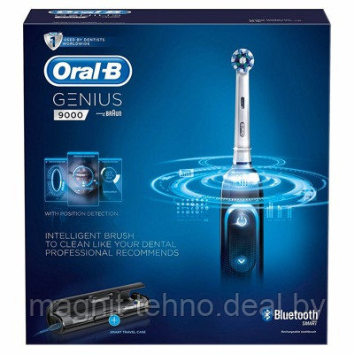 Электрическая зубная щетка Braun Oral-B Genius 9000N black (D701.545.6XC) - фото 6 - id-p157122808