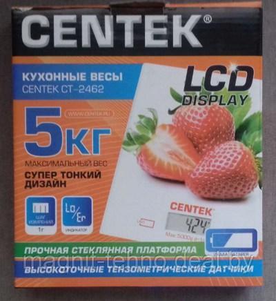 Весы кухонные CENTEK CT-2462 Клубника - фото 3 - id-p157123336