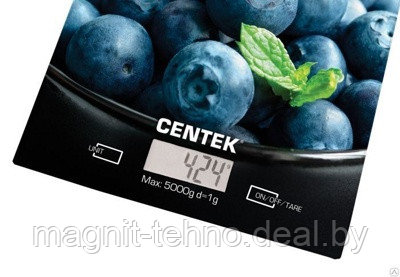 Весы кухонные CENTEK CT-2462 Голубика - фото 3 - id-p157123340