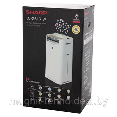 Очиститель и увлажнитель воздуха Sharp KC-G61RW - фото 6 - id-p157123417