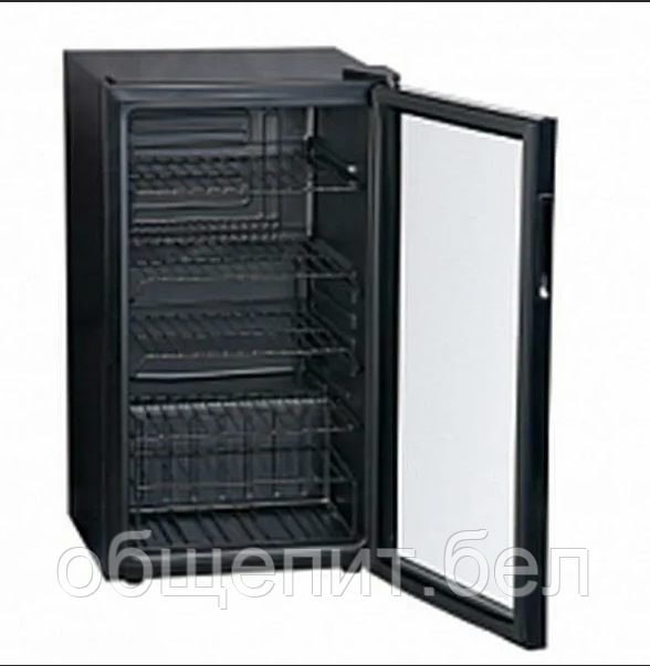 Шкаф холодильный со стеклом COOLEQ TBC-85 черный - фото 1 - id-p157126315