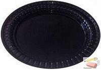 Тарелка пластиковая d=175 мм, черная