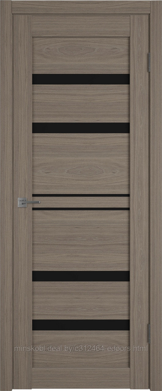 Дверь межкомнатная Atum Pro Х26 black gloss Brun oak