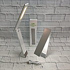 Настольная аккумуляторная лампа Desktop small Desk Lamp YZ-U12B Серебро, фото 2