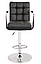 Стул барный РЕНО хром, стулья RENO GTS в искусственной коже, фото 4