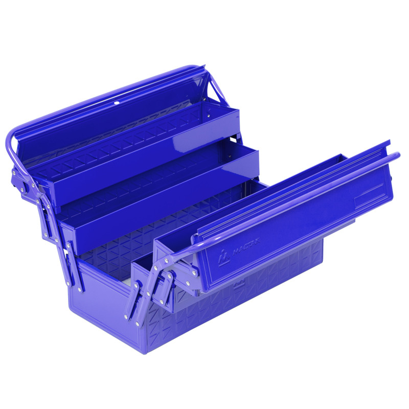 Ящик инструментальный раскладной, 5 отсеков, синий МАСТАК 510-05420B - фото 1 - id-p157151339