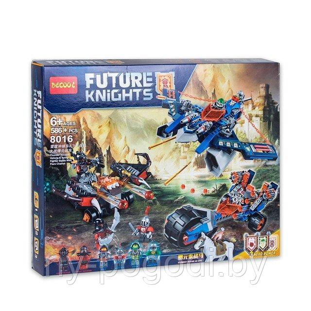 Конструктор Decool 8018 Future Knights Робот Черный рыцарь (аналог Lego Nexo Knights 70326) 531 деталь - фото 1 - id-p157148422