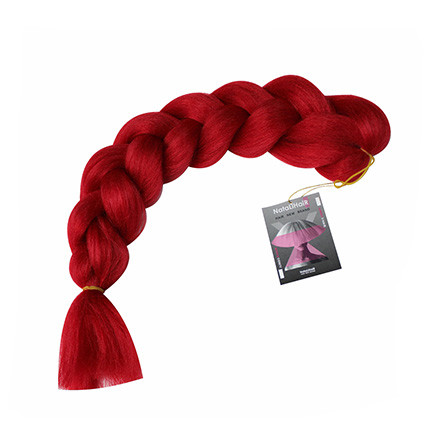 Фибра для плетения - Jumbo X-hair - Red - фото 1 - id-p154666386