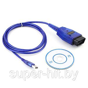 Диагностический кабель vag com 409.1 KKL с диском, фото 2
