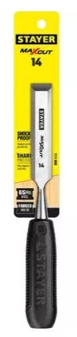 STAYER Max-Cut стамеска с пластиковой рукояткой, 14 мм