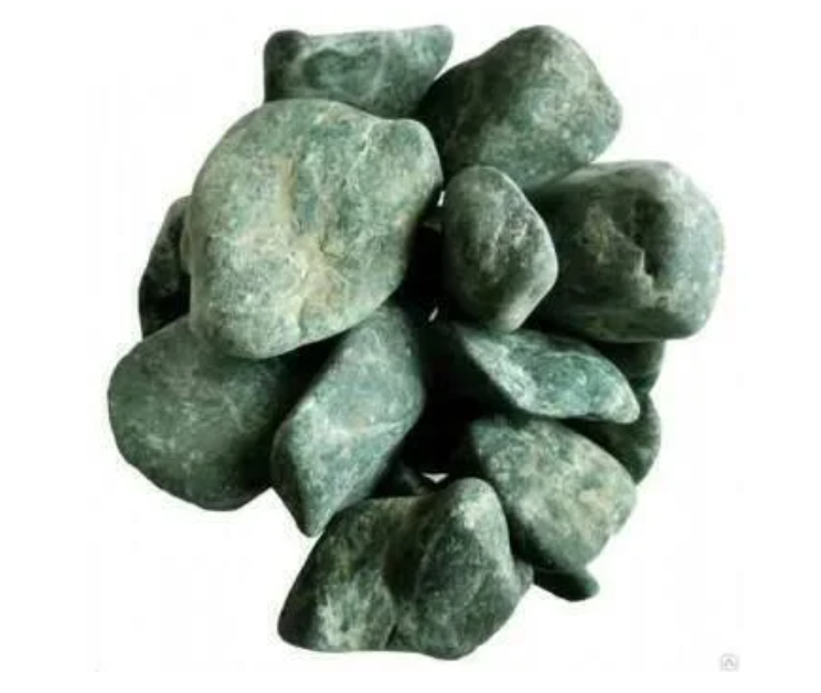 Камни для бани змеевик (серпентинит) обвалованный (70-140мм) 20кг - фото 4 - id-p157162464