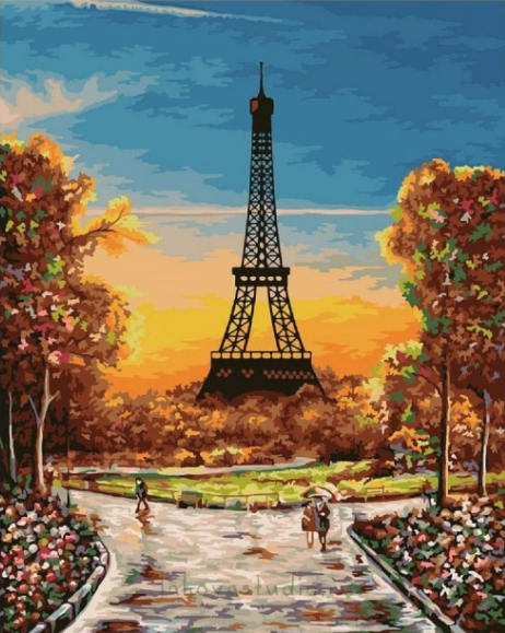 Набор для рисования картины по номерам "Оттенки Франции" - фото 1 - id-p157163718
