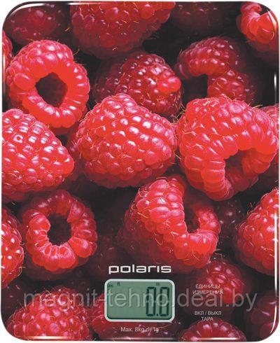 Весы кухонные Polaris PKS 0832DG Raspberry - фото 1 - id-p51140807