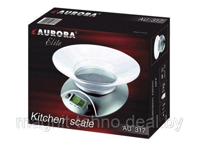 Весы кухонные Aurora AU 317 - фото 2 - id-p62246268