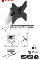 Кронштейн для ЖК телевизора ElectricLight КБ-01-20