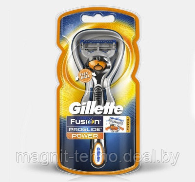 Бритва Gillette Fusion ProGlide Power FlexBall + 1 кассета - фото 1 - id-p60663423