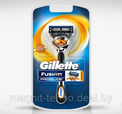 Бритва Gillette Fusion ProGlide FlexBall + 2 кассеты - фото 1 - id-p60663424
