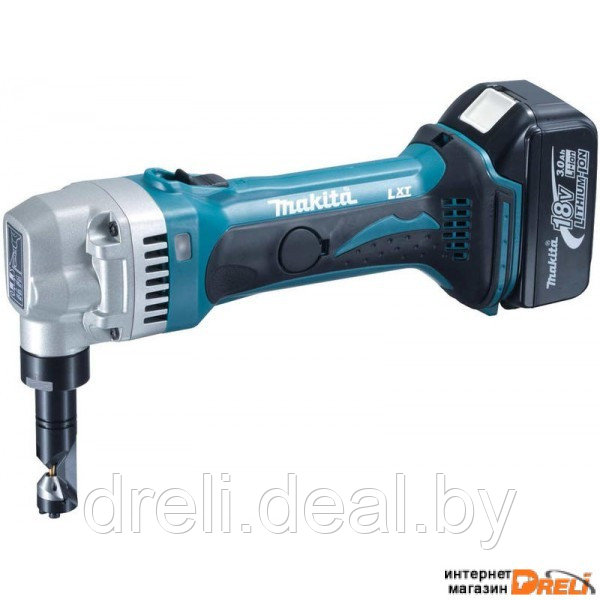 Высечные электрические ножницы Makita DJN161RFE (с 2-мя АКБ) - фото 1 - id-p157186124