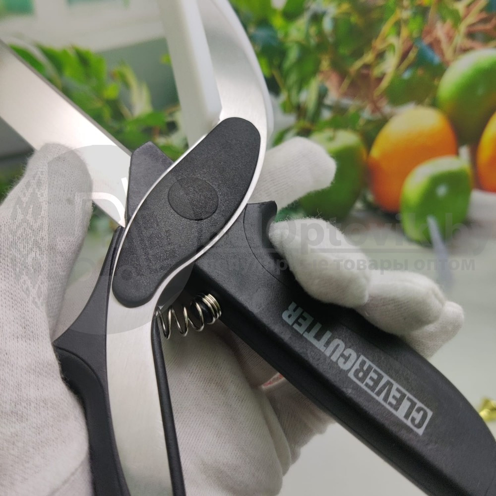 Умный нож Clever Cutter для быстрой нарезки Овощи Фрукты Мясо/ножницы для продуктов - фото 3 - id-p157188646