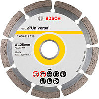 Круг отрезной алмазный BOSCH ECO Universal, 125х22 мм, универсальный, 2608615028