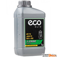 Масло моторное 2-х тактное ECO 1 л (JASO FC,  API TC, ISO-L-EGC;) (OM2-21)