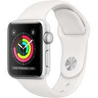 Умные часы Apple Watch Series 3 38 мм (серебристый алюминий/белый) - фото 1 - id-p157187235