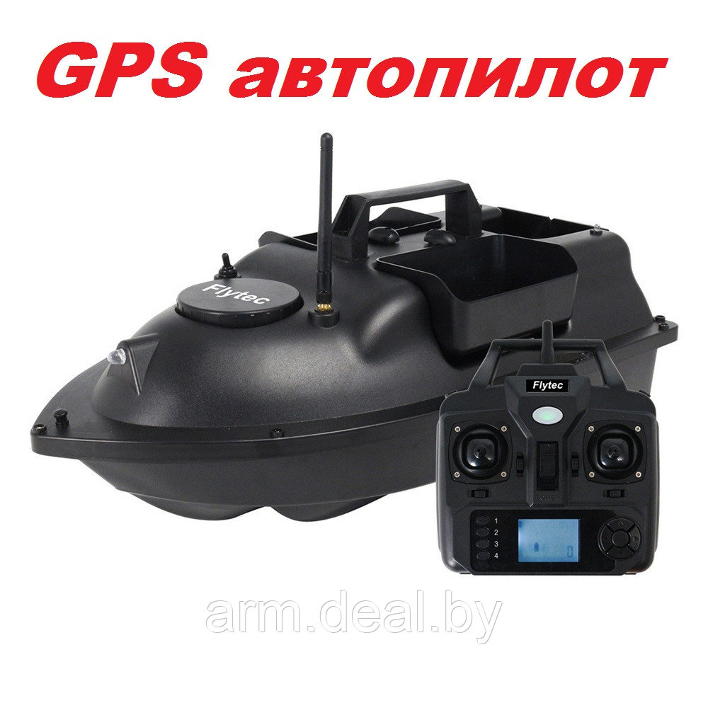 Прикормочный кораблик "Круиз" (Flytec V010 GPS), желтый - фото 4 - id-p157213380