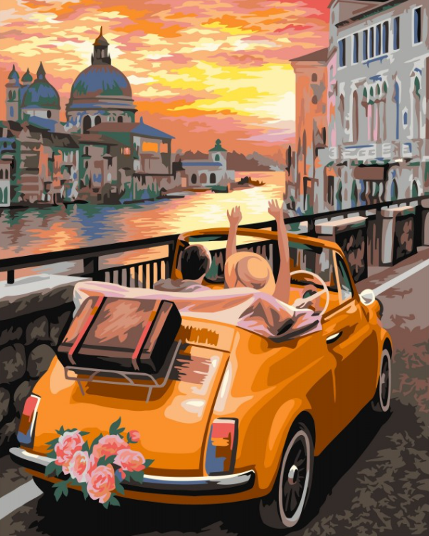 Набор для рисования картины по номерам "Путешествие в Палермо" - фото 1 - id-p157215633