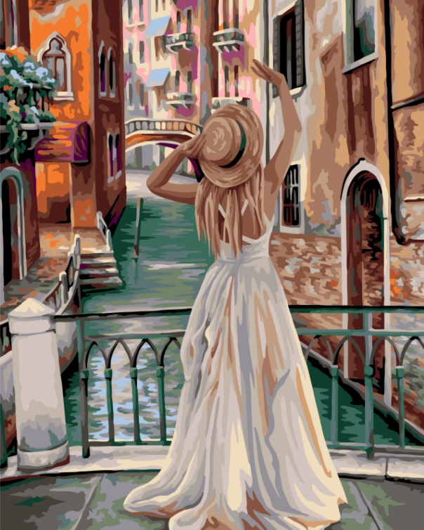 Набор для рисования картины по номерам "Отдых в Венеции" - фото 1 - id-p157217342