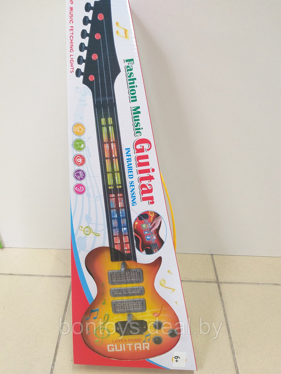Детская музыкальная электрическая гитара - фото 1 - id-p122167787