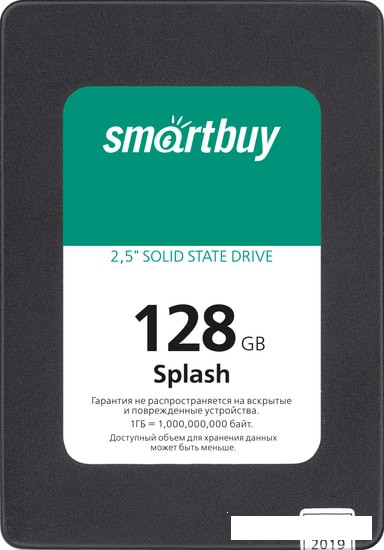 SSD Smart Buy Splash 2019 128GB SBSSD-128GT-MX902-25S3 - фото 1 - id-p157220168