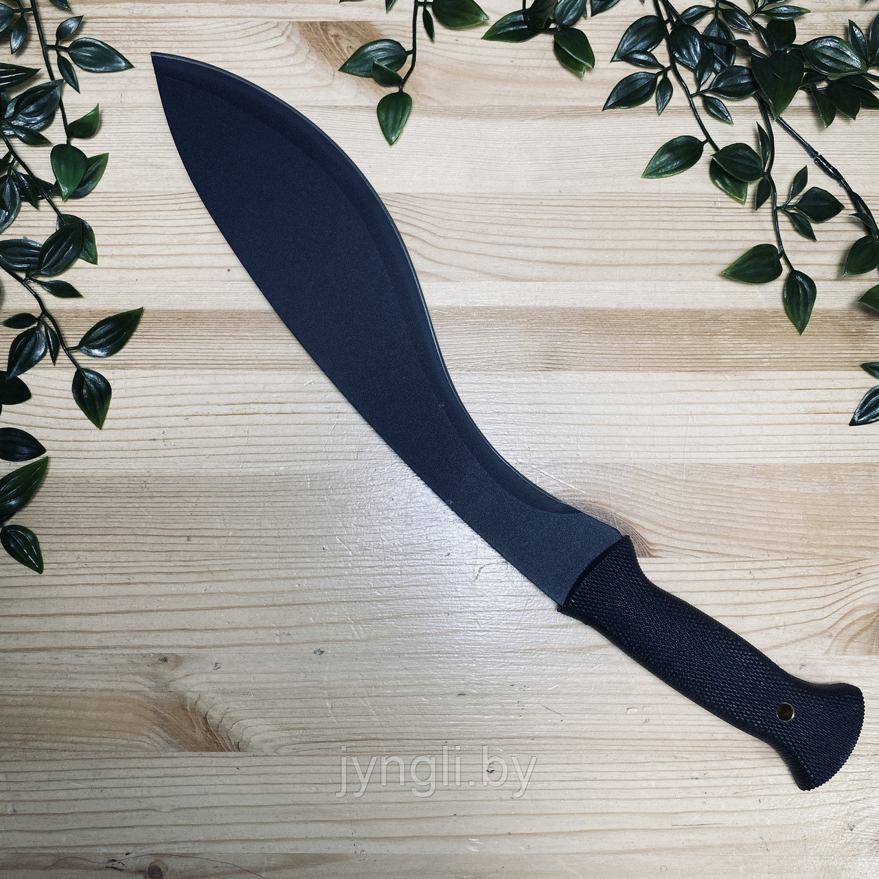 Мачете Cold Steel Conqueror (черное лезвие, закругленное) - фото 4 - id-p157225578