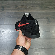 Кроссовки Nike Flyknit Racer Black Red, фото 2