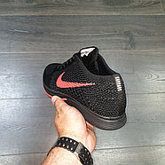 Кроссовки Nike Flyknit Racer Black Red, фото 5