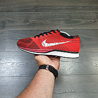 Кроссовки Nike Flyknit Racer Red White 45