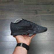 Кроссовки Nike Flyknit Racer Triple Black, фото 3