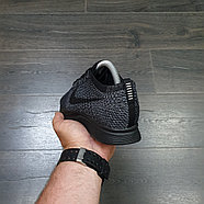 Кроссовки Nike Flyknit Racer Triple Black, фото 5