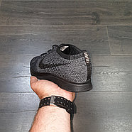 Кроссовки Nike Flyknit Racer Triple Black, фото 2